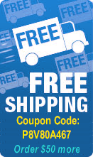 Free Shipping for over $50 or more!