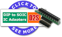 DIP to SOIC IC Adapters